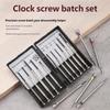 Steel Precise Screwdriver Set For Watch Repair And Electronics Maintenance Slip Resistant Design With Storage Case