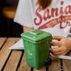 Garbage Can Shaped Mug Creative Ceramic Drinking Cup Personalized Funny Coffee Cup with Lid As A Gift