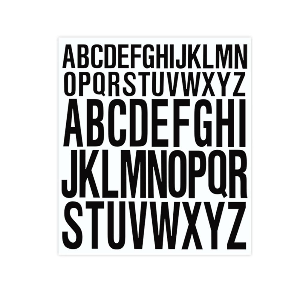 Waterproof DIY English Letter Stickers, Hand Account File Labels, Oil And Scratch Resistant PVC Stickers, Colored English Labels