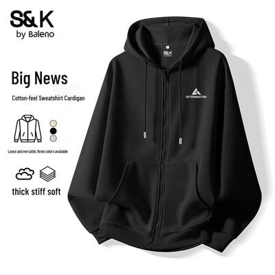 Baleno S&K Men's Hooded Zip-Up Casual Jacket