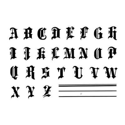 Adesivi per Tatuaggi Erboristici Semipermanenti Impermeabili di Alta Qualità per Uomini e Donne - Lettere e Piccoli Disegni per Clavicola e Braccio