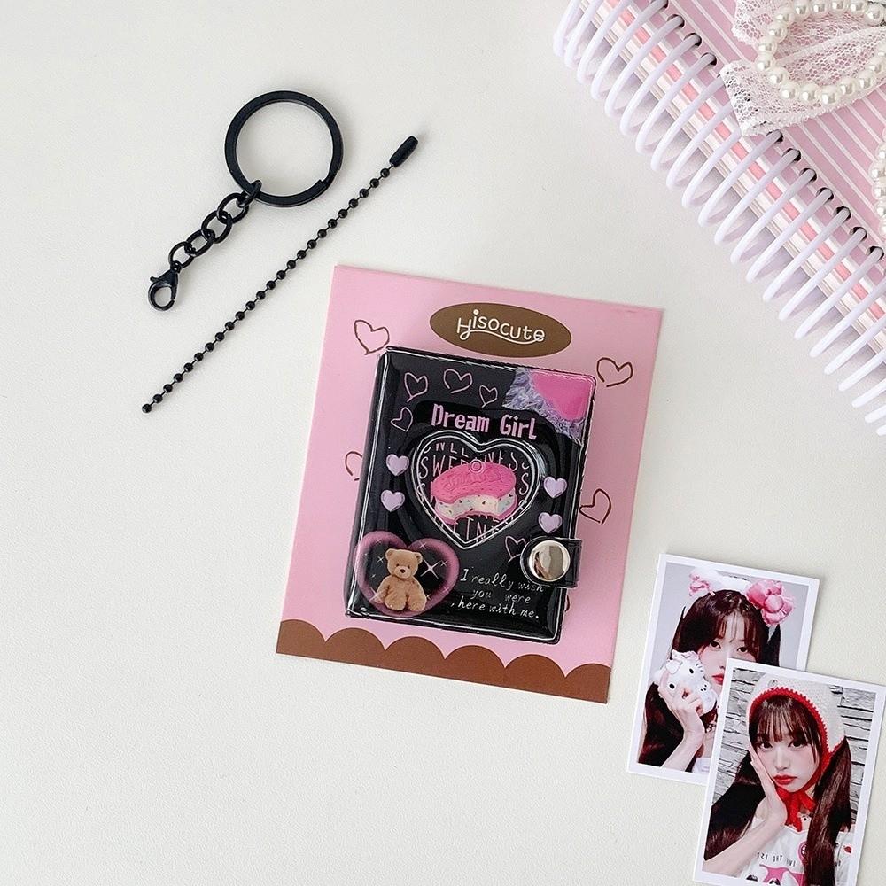 Keychain ID Photo Holder Y2K Card Storage Album New Mini Photo Album