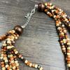 Ethnic Retro Wood Multi-layer Long Necklace