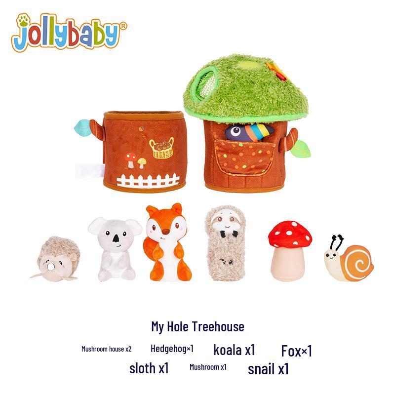 

Игровой набор «Домик на дереве Jollybaby» для малышей, 1-3 года, игрушка для раннего развития с куклами мальчика и девочки.