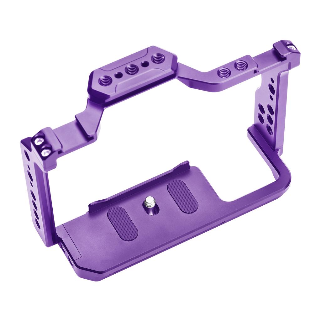 Andoer kamerabur Videobur i aluminiumlegering med dubbla kallskofästen Många 1/4 tums trådar