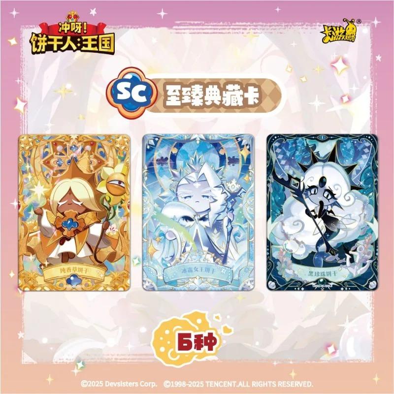 Genuine Cookie Run: Kingdom Card Braveheart Series Crispy Pack Escape The Oven Adventure Anime Game Collection Cards Toys