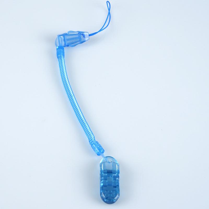 Stretchable  Spring  Chain Baby Pacifier Anti-drop Chain Retractable Teether Chain
