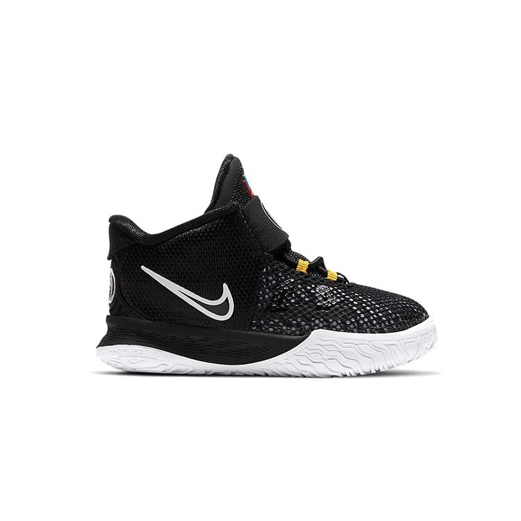 Nike Kyrie 7 Mid top Basketball Shoes Black White Infant And Toddler CT4980-002