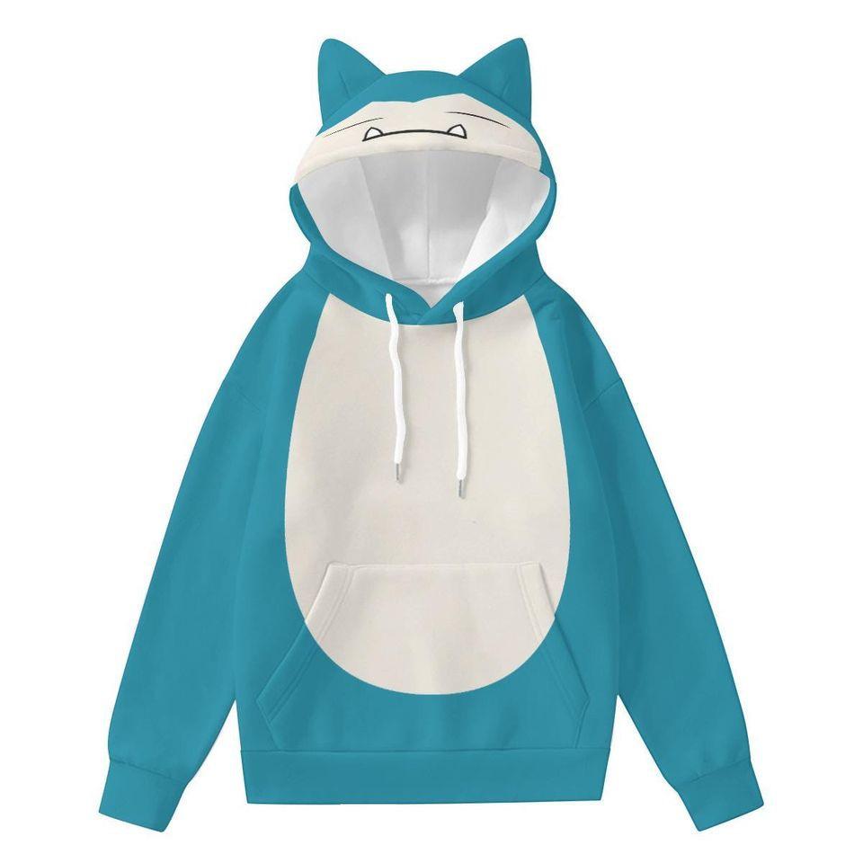 Cat Ear Hoodie: Demon Slayer Nezuko Anime 3D Print
