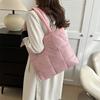 Puffer Tote Bag for Women Cotton Padded Shoulder Bag Large Capacity Ladies Puffy Handbags Quilted Work Commute Shopping Bag