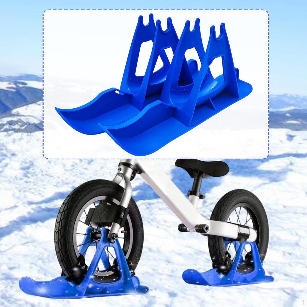 Ski Set Sled Stable Easy Installation Winter Sledge Board Attachment Snow Kit for Balance