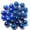 24 Piezas 3Cm Adornos de Bolas de Navidad Bolas para Árbol de Navidad Colgante para Árbol de Navidad Suministros Festivos para Fiestas Decoración Navideña