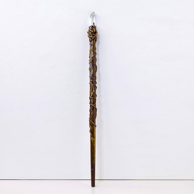 Natural  Handmade Jewelry Magic Stick Witch Princess Cosplay Props Fairy Wand Halloween Gift Ritual Tool Decoration