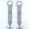 Car Leather Rear Seat Garbage Bag Hook - Large Load-Bearing Capacity Metal Hook for Storage.