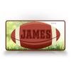 Personalized Football Tin Sign Home Wall Decor