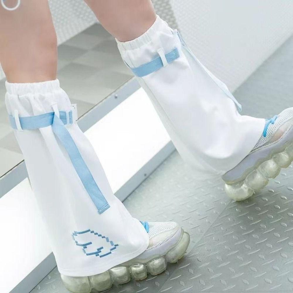Wing Design Leg Socks Cover Trumpet Shaped High Tube Socks Boot Cuffs Cover Stockings For Women