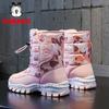 Bobodou Girls' High-Top Snow Boots - Non-Slip, Velvet-Lined, Thickened Winter Cotton Shoes 2025