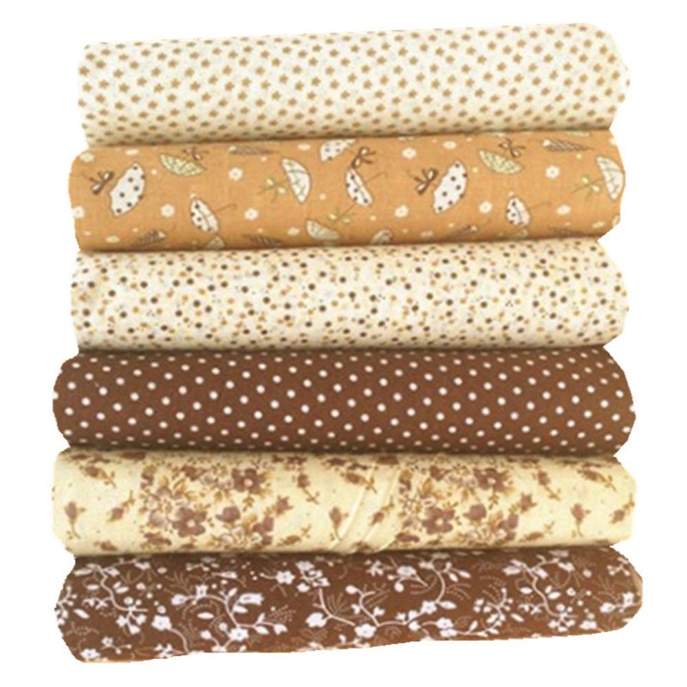 Dickes Baumwollstoffbündel 7-teiliges vorgeschnittenes Charm-Quiltset in Farben