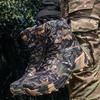 Mens Camo Green High-Top Hiking Boots Waterproof Slip-Resistant Outdoor Trekking Shoes Camping