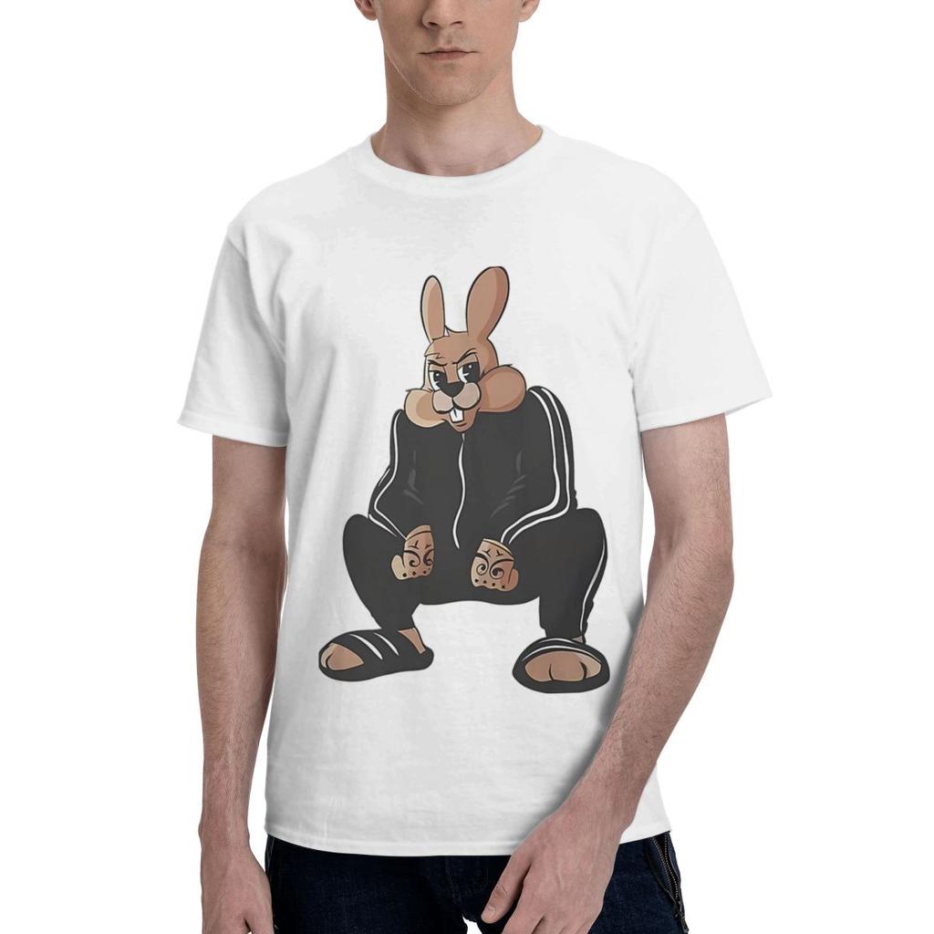 Rabbit Graphic 100 Cotton Casual Breathable Confortable Cute New Gifts And TShirts Mens Shirt