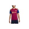 New Nike Dri Fit Barcelona Club, Barça Soccer Training Sports Collection T Shirt Men's Red FJ5439-621