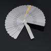 32-Piece Stainless Steel and Brass Feeler Gauge for Metric Valve Clearance Adjustment