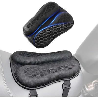 Motorcycle Seat Cushion 3D Honeycomb Anti-slip Motorcycle Gel Seat Cushion Moto Pressure Relief Ride Seat Pad Moto Accessories