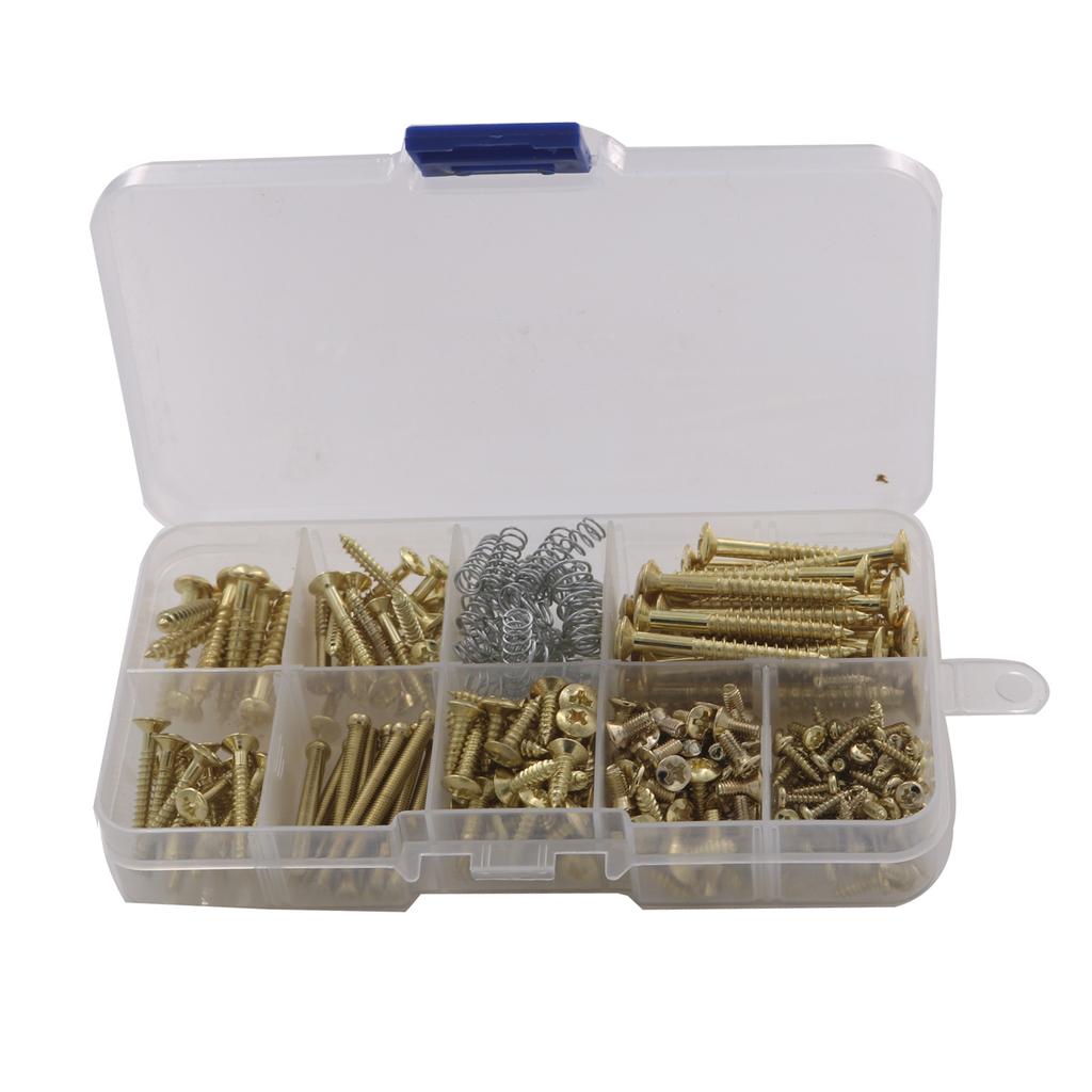 226-Piece Guitar Screw Folk Electric Guitar Bass Guitar Installation Screw Boxed Guitar Screw