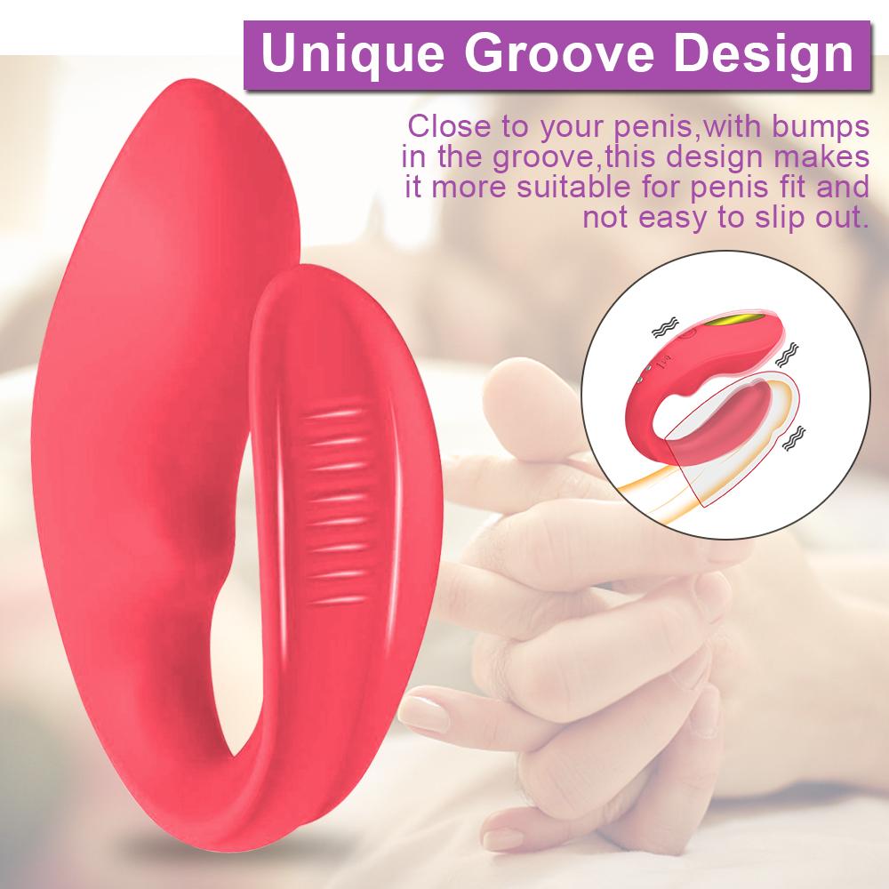 Wireless Remote Control U Shape Vibrator Women Clitoris Stimulator Masturbator Sex Toys for Couples 10 Modes