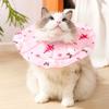Cartoon Pet Elizabethan Collar Adjustable Cat Elizabeth Circle  For Grooming Bathing