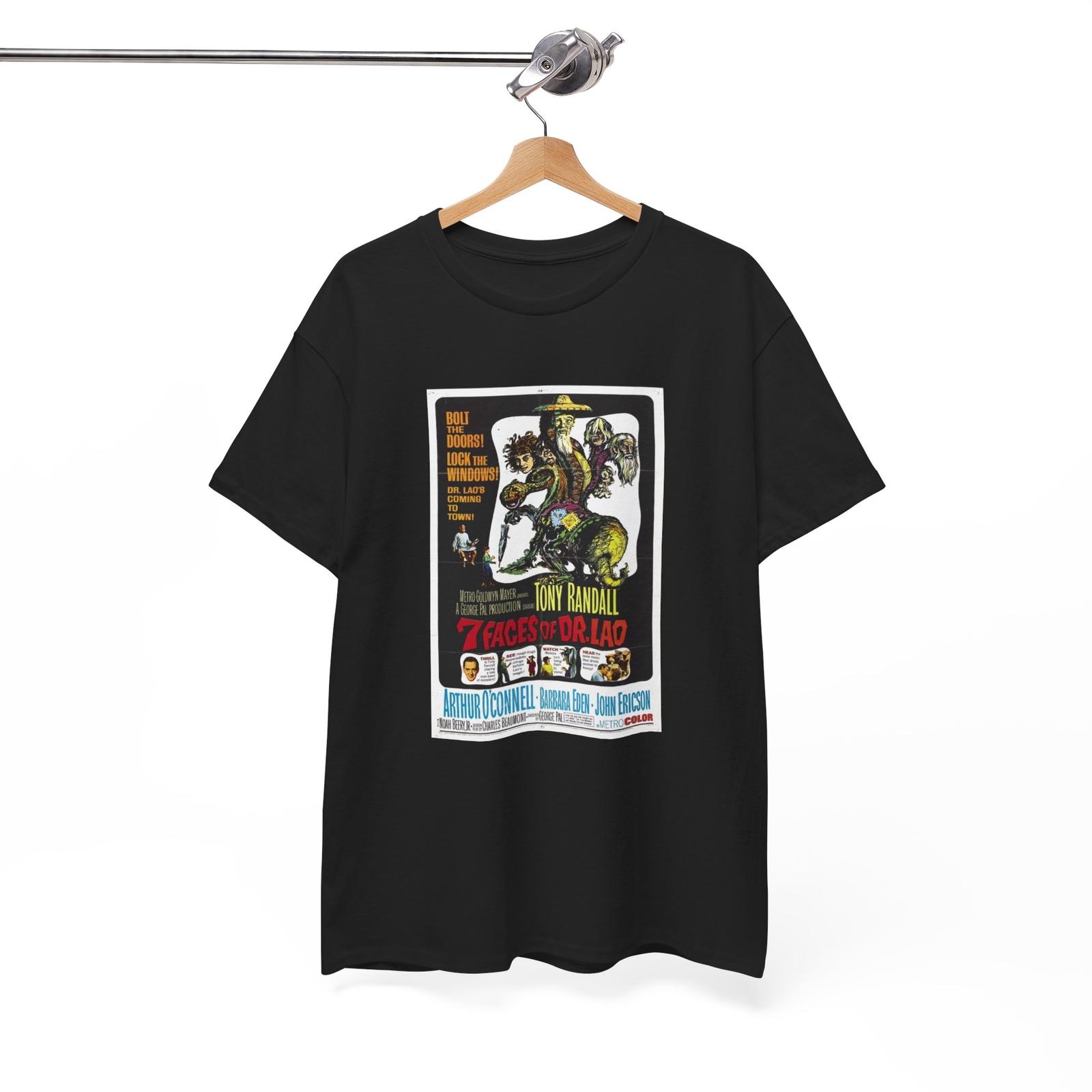 Classic Vintage Retro Movie Poster Tee 7 Faces Of Dr. Lao NWT S-5XL XXXL