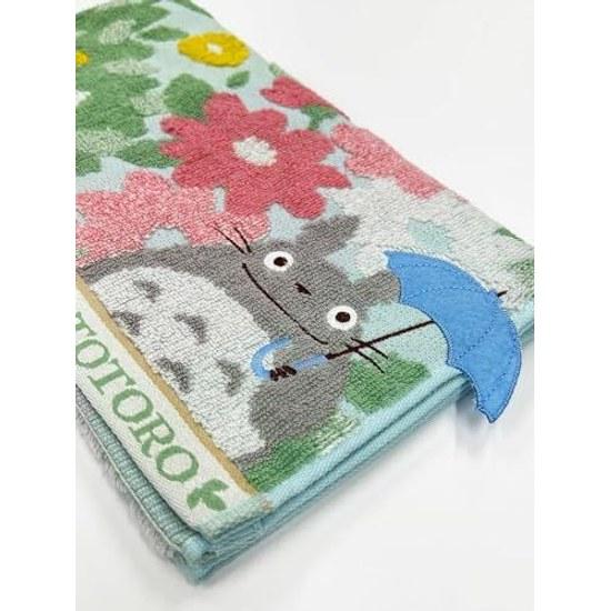 Marushin Ghibli Face Towel My Neighbor Totoro 100 Cotton Character Goods Gift Present Birthday Mothers Day Floral Scenery