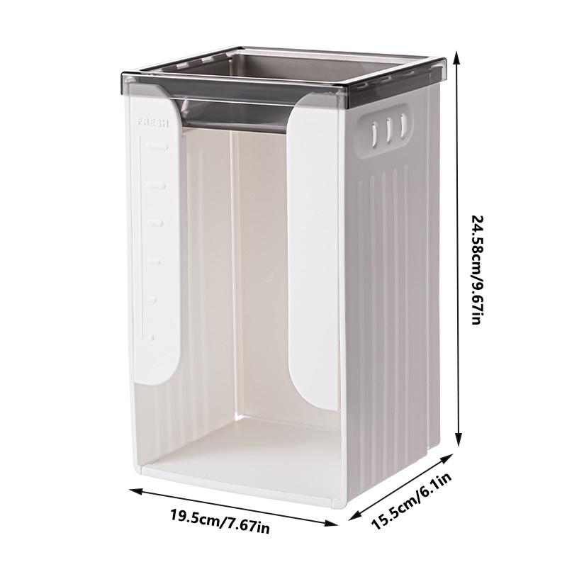 

Bagged Instant Noodle Storage Box Home Desktop Facial Mask Mask Organizing Basket Right Angled Plastic Storage Box Home Storage білий
