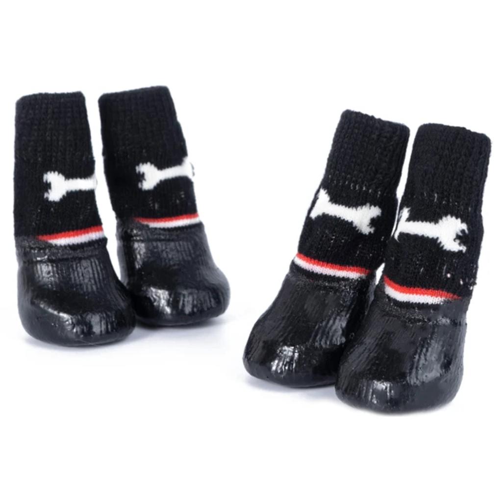 New Soft, Warm, and Waterproof Cotton Pet Shoes - Non-slip Small Dog Cat Sock Shoes with Cute Puppy Boots. Ideal for Keeping You