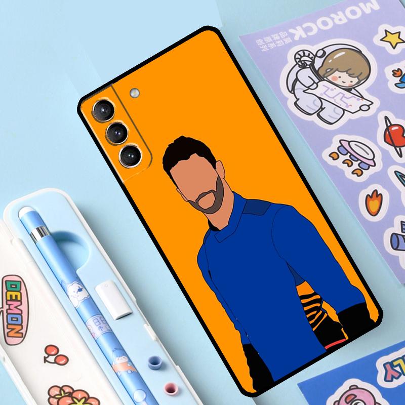 Daniel Ricciardo F1 Formel 1 Hülle Für Samsung Galaxy S23 S21 FE S20 FE S22 Plus Note 20 Ultra Note 10 S8 S9 S10 Plus Hülle