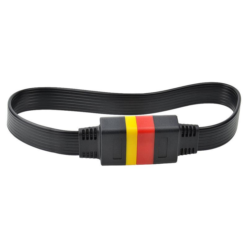 36/60CM OBDII Extension Cable 16 Pin Male To Female for Thinkdiag Easydiag OBD2 Connector 16Pin Diagnostic ELM327 OBD2 Cable