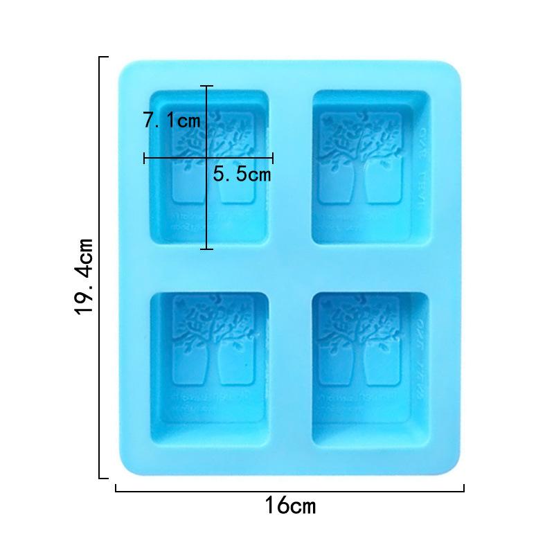 Handmade Soap Mold,Patterned Silicone Mold, Aromatherapy Plaster Mold,Cold Process Soap Mold,High-Temperature Resistant Food-Grade Silicone Cake Mold