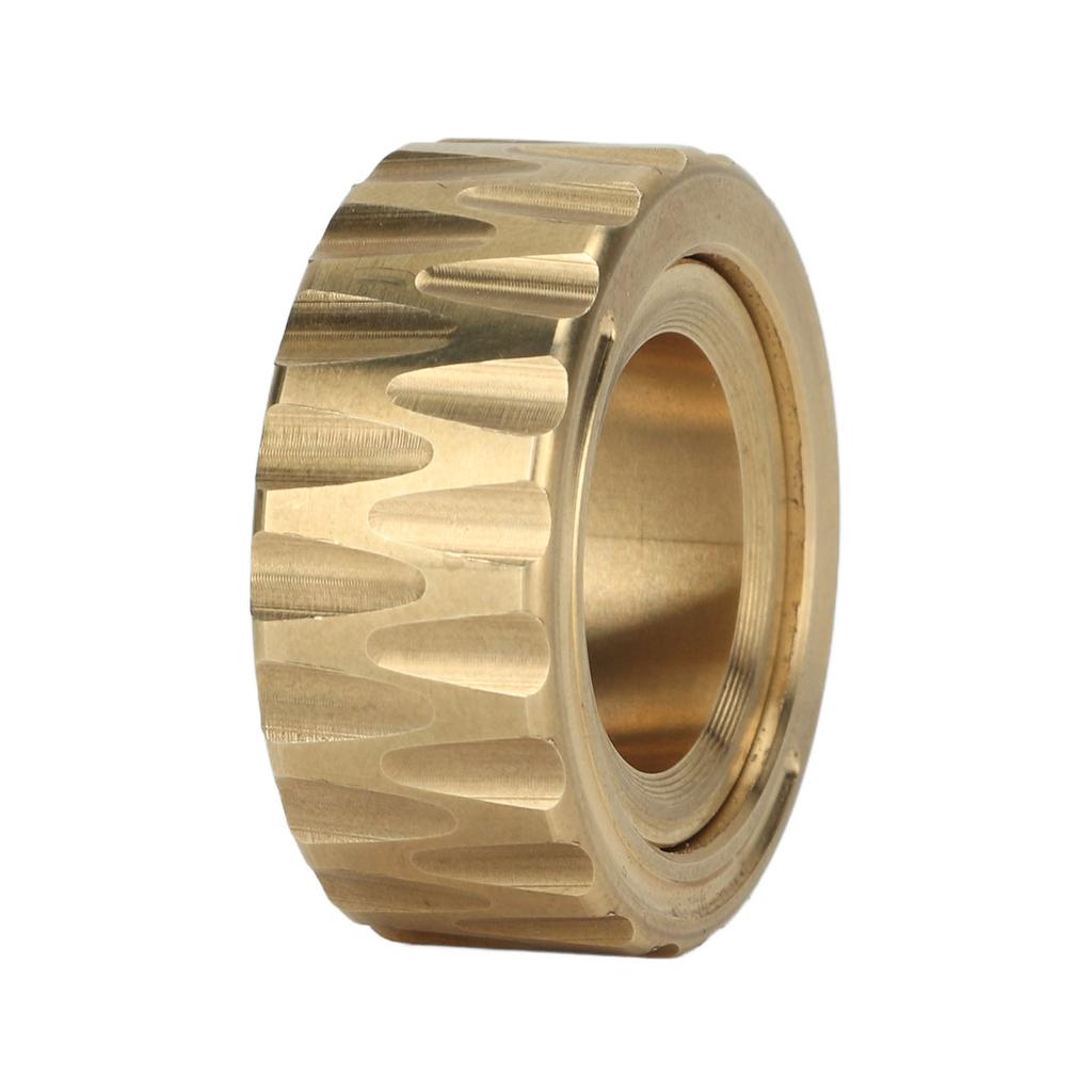 Mechanic Ratchet Ring Rotating Toy Adult Office Metal Stress Relief Fingertip Slider Sensory Toy