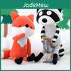 Adorable Peluche Renard Douce avec Cristal Rembourrage Ultra-doux en Coton PP 23cm