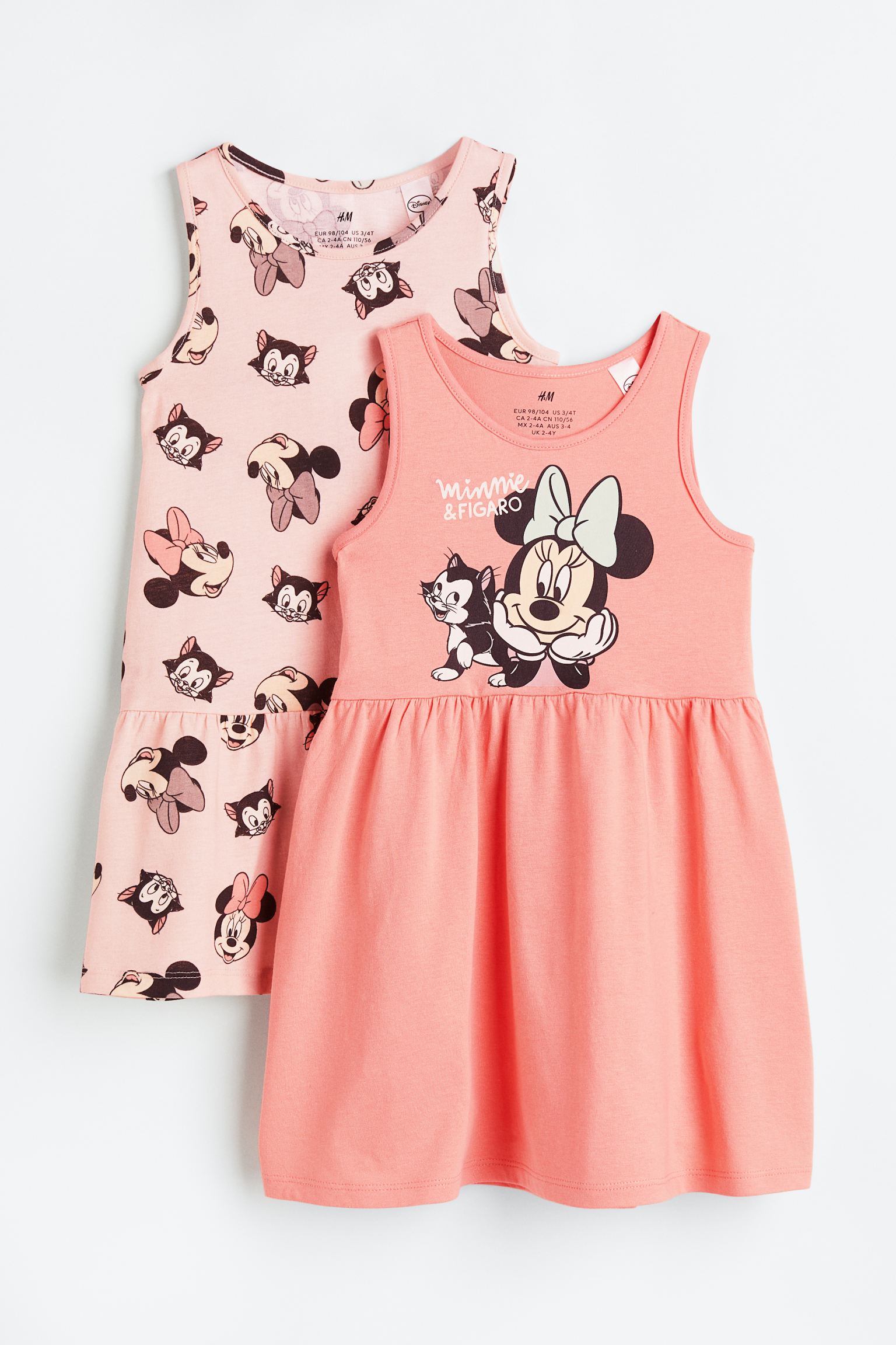 

2-pack printed cotton dresses