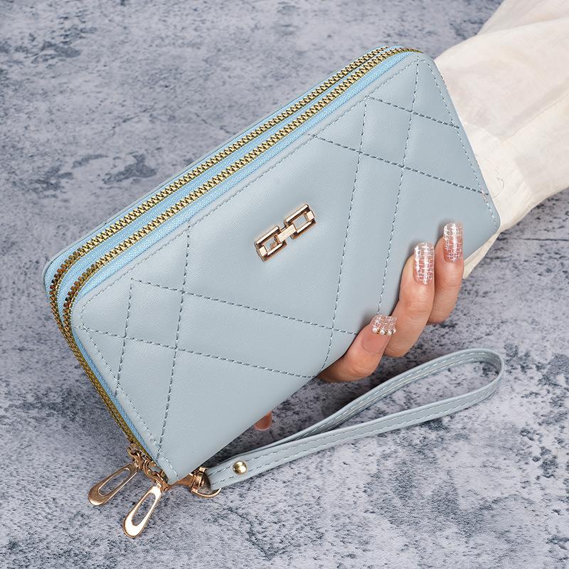 ladies purse clutch bag fashion fresh large-capacity female purse explosions cross-border mobile phone coin purse rhombus.