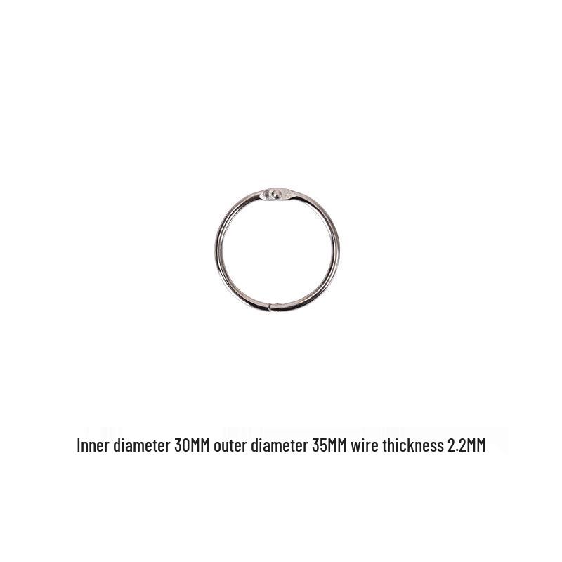 

30 мм Железные кольца для переплета книг, Кольца для листов для DIY проектов и поделок