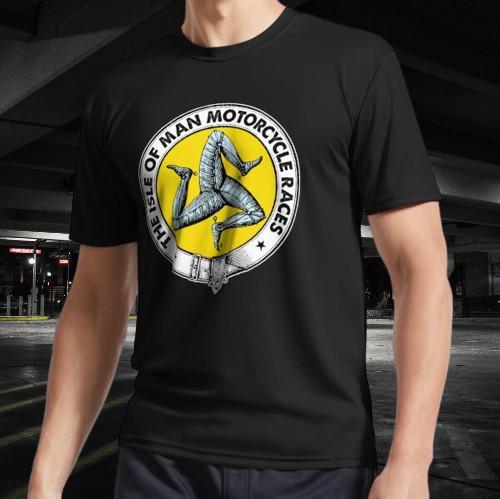 

Isle of Man Motorcycle Races Logo Active T-Shirt Funny Size S to 5XL L