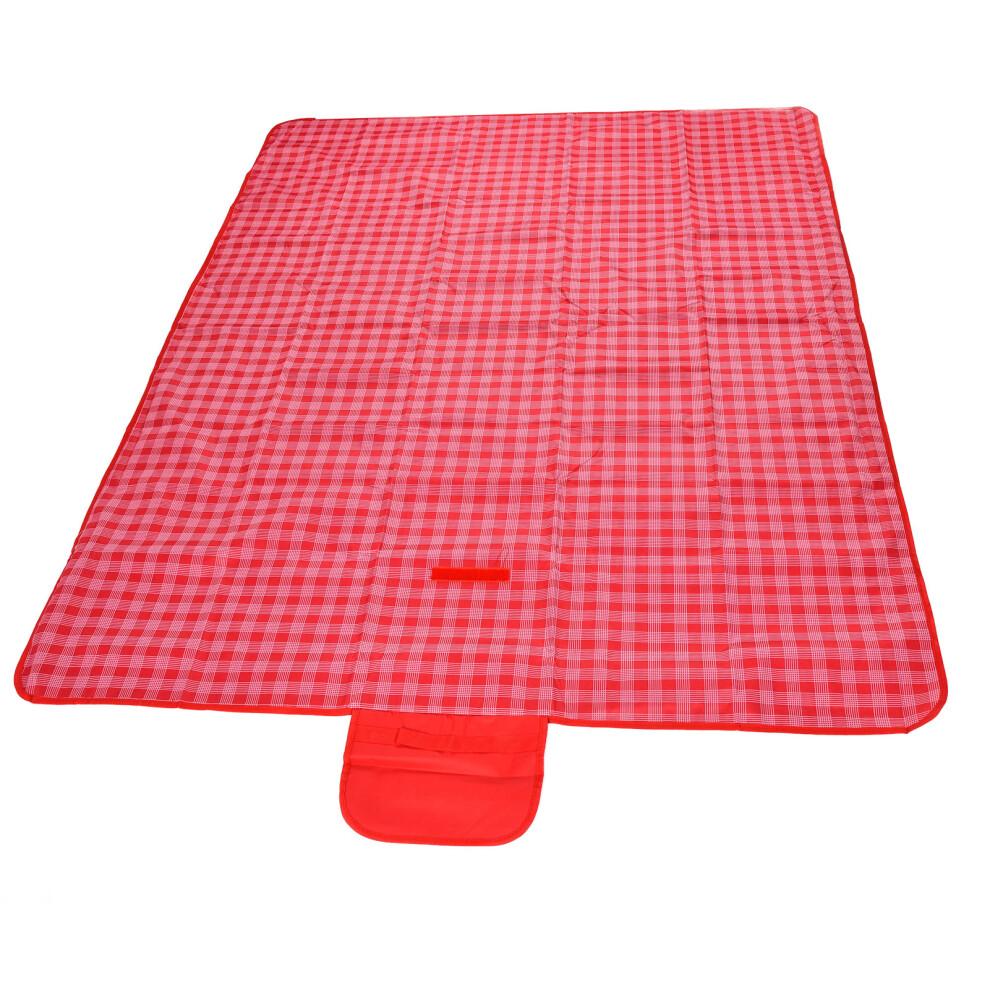 Machine Washable Outdoor Blanket, Outdoor Picnic Blanket, Foldable Lightweight Blanket, Oversized for 6-8 Seating Or 4 Lying, Gingham Picnic Mat,
