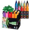 Mitsubishi Pencil Posca Broad Chisel 15 PC8K15C Water-Based Pen, Tip, Nib, Colors,