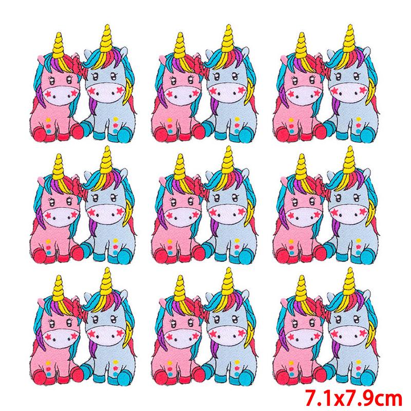 10 Pcs/lot Wholesale Embroidery Patch Iron On Patches For Clothing Patches On Clothes Jackets Decor Applique Sew Supplies