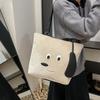 Fashion plush tote bag women's autumn and winter 2025 new fashion college style backpack large capacity backpack