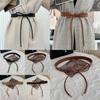 Stylish Women's Knotted Waist Belt In Chic Black Brown Khaki And Coffee Colors