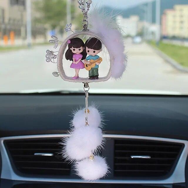 Автомобильный кулон с мультяшным кристаллом и бриллиантами — фото 11