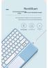 Exquisite Touch Bluetooth Keyboard: Ultra-Thin, Silent, Round Keys, Compatible with iPad/Tablet/Phone for Girls